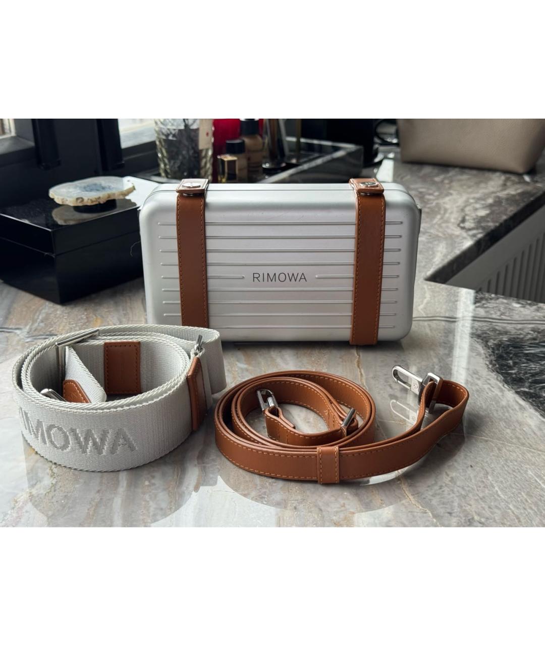 Rimowa Серебряная сумка через плечо, фото 5