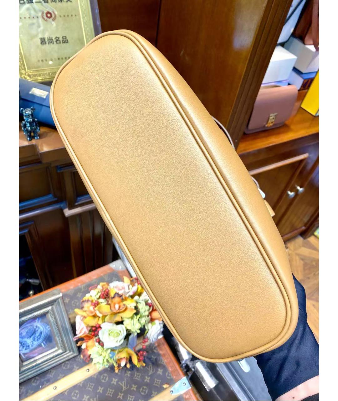 PRADA Коричневая кожаная сумка через плечо, фото 3