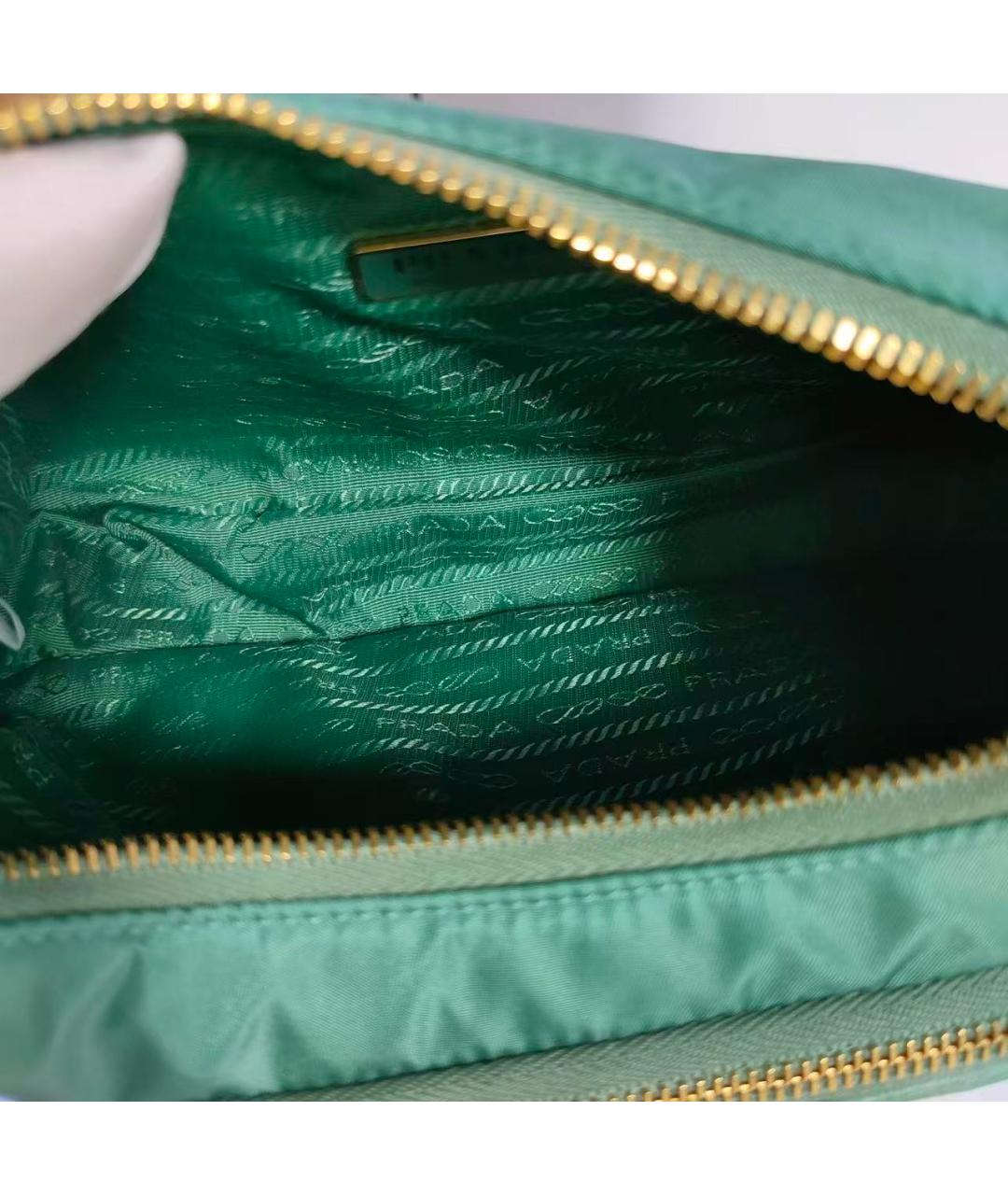 PRADA Зеленая сумка через плечо, фото 5