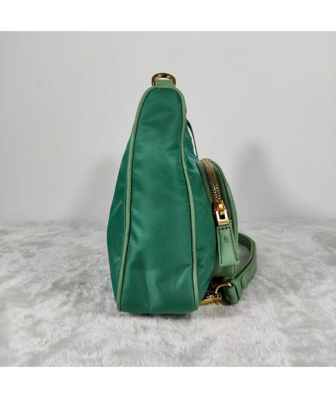 PRADA Зеленая сумка через плечо, фото 3