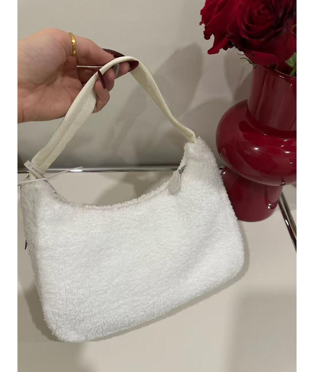 PRADA Белая сумка через плечо, фото 4