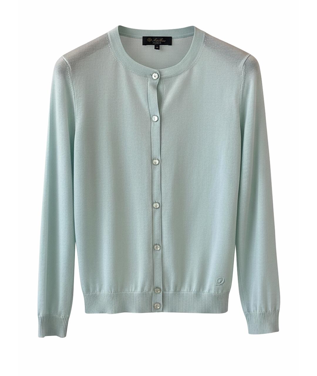 LORO PIANA Голубой джемпер / свитер, фото 1