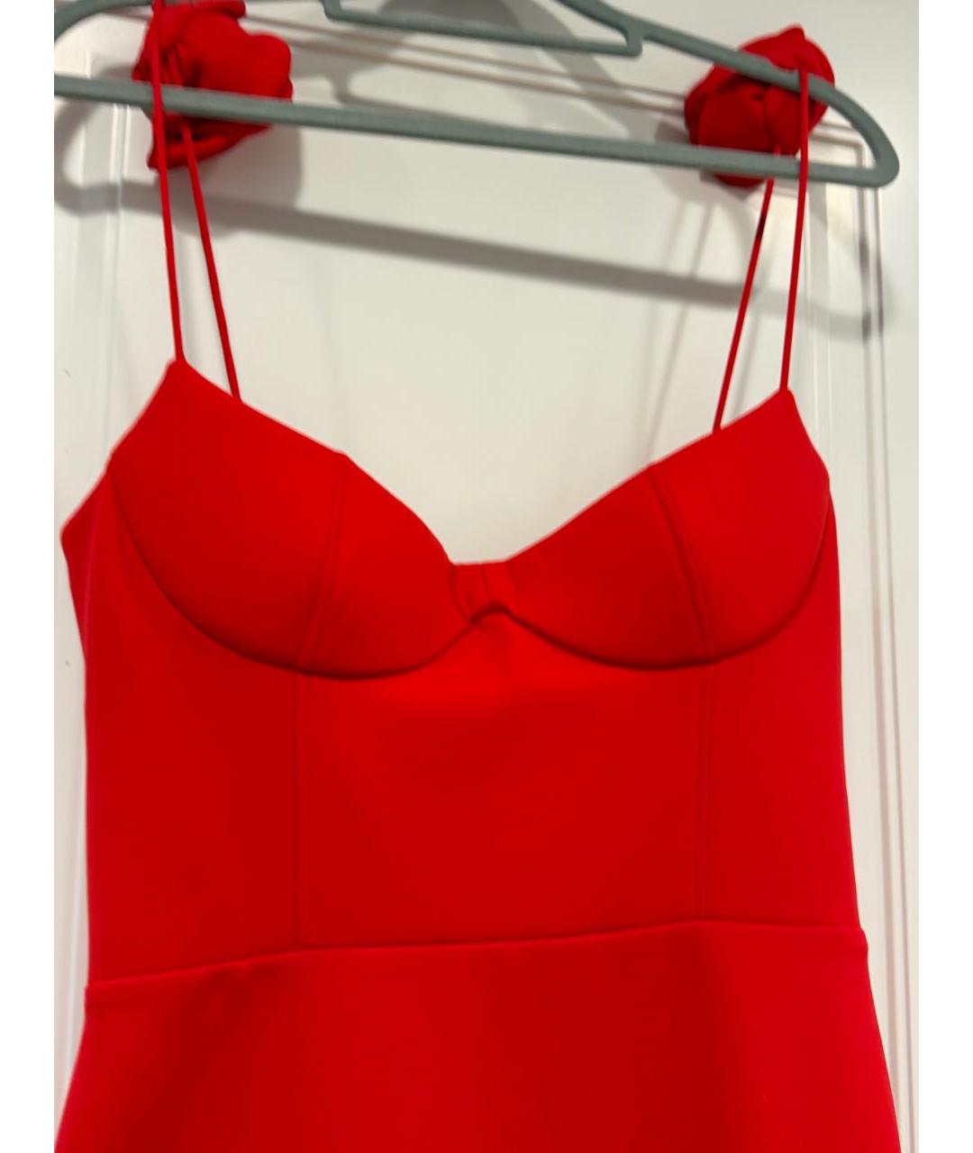 MAGDA BUTRYM Красное синтетическое вечернее платье, фото 4