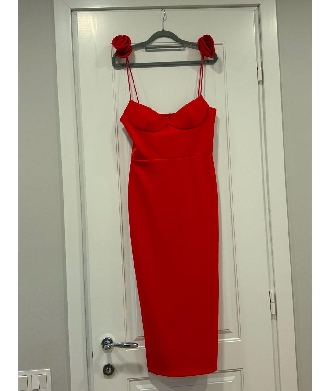 MAGDA BUTRYM Красное синтетическое вечернее платье, фото 2