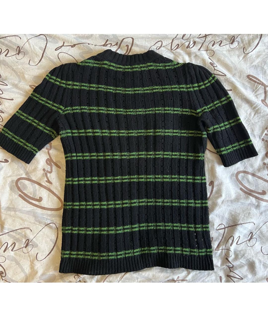 MIU MIU Черный шерстяной джемпер / свитер, фото 2