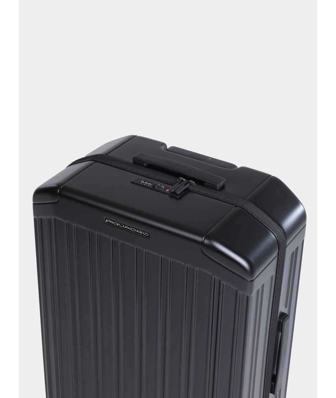 PIQUADRO Черный чемодан, фото 4