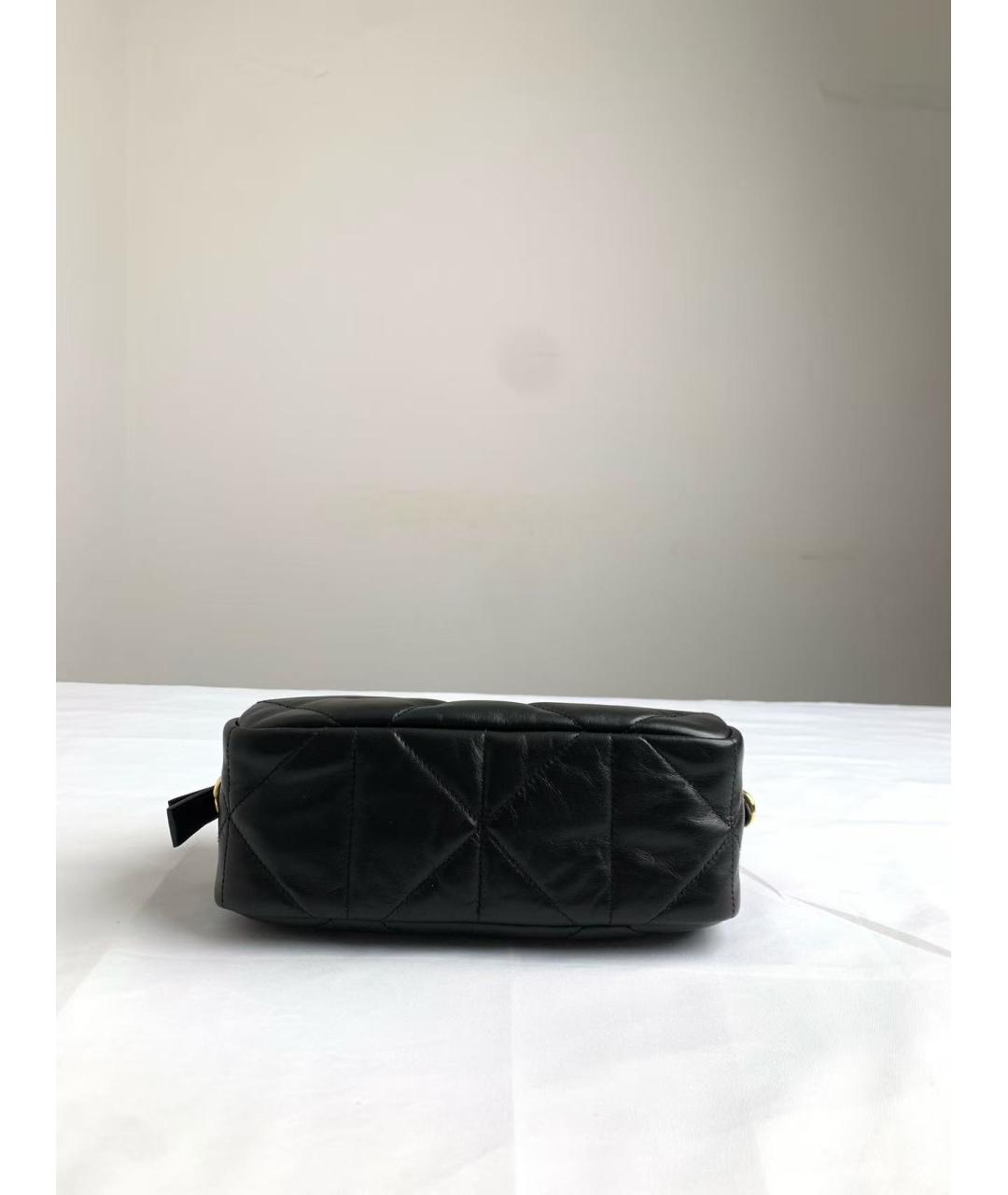 PRADA Черная кожаная сумка через плечо, фото 4