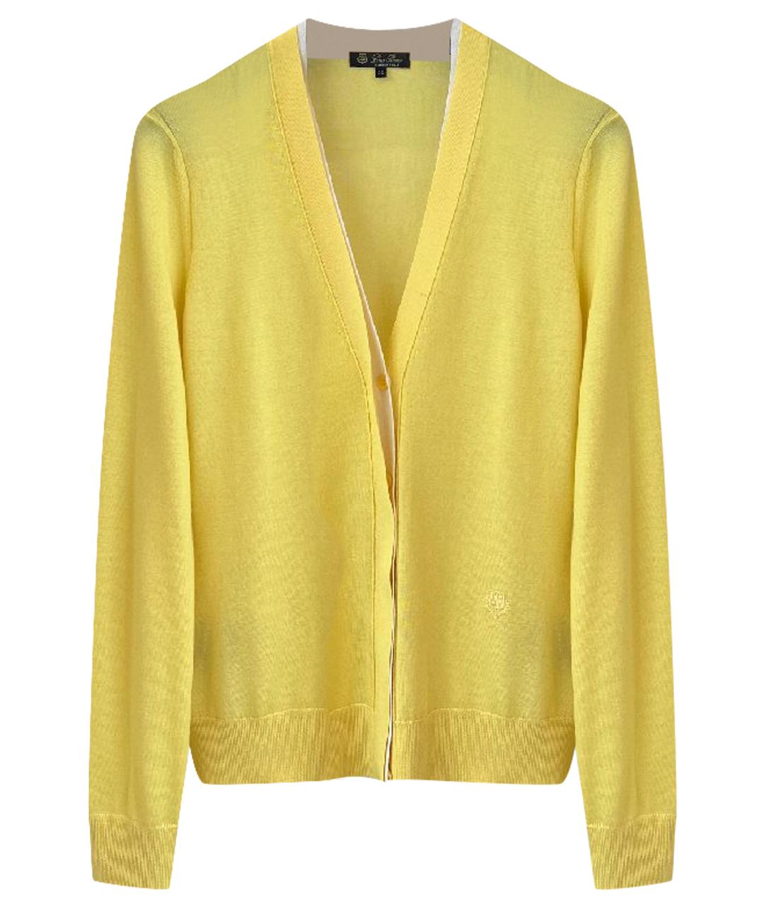 LORO PIANA Желтый кардиган, фото 1