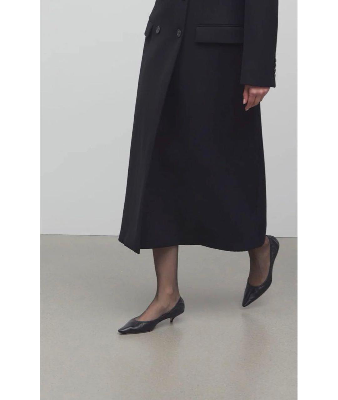 THE ROW Черные кожаные туфли, фото 7