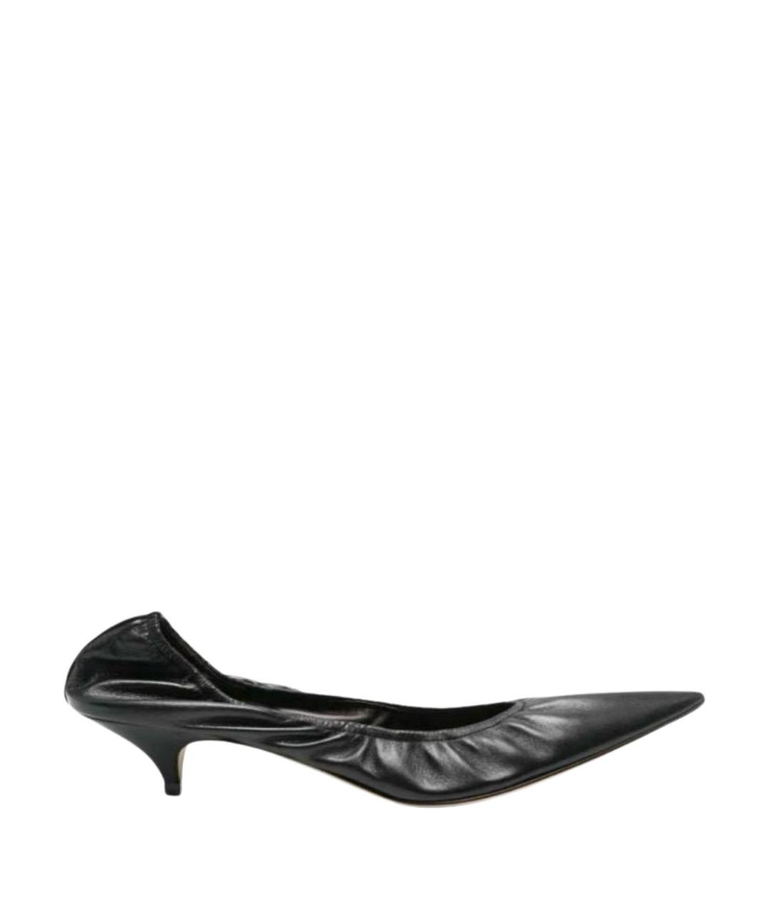 THE ROW Черные кожаные туфли, фото 1