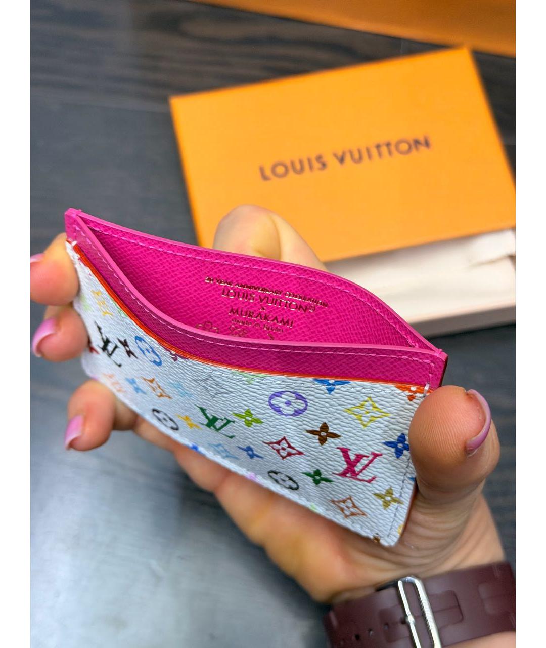 LOUIS VUITTON Мульти кожаная визитница, фото 3