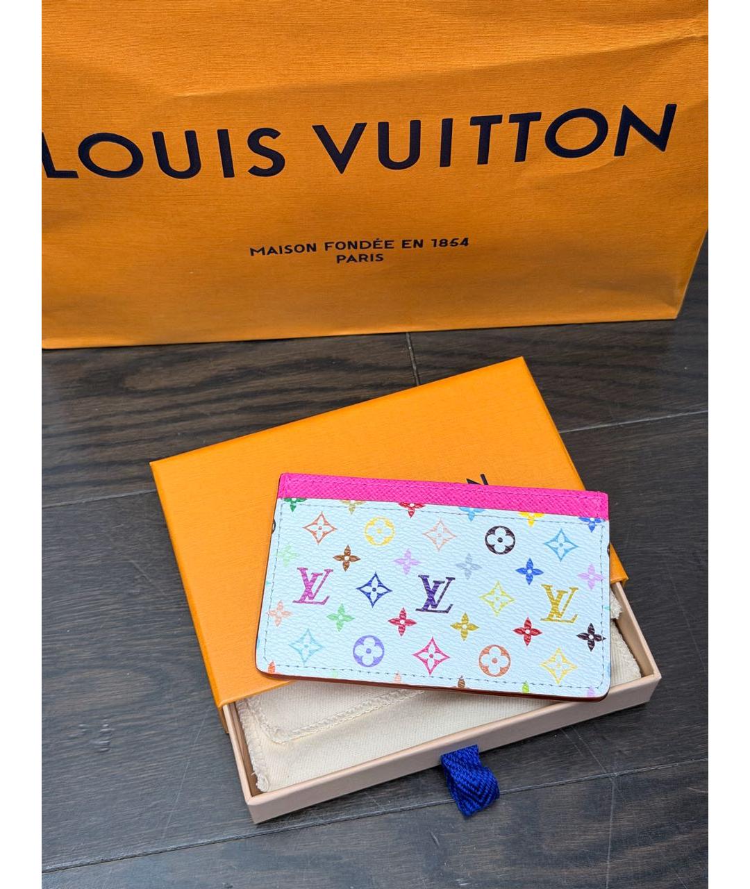 LOUIS VUITTON Мульти кожаная визитница, фото 2