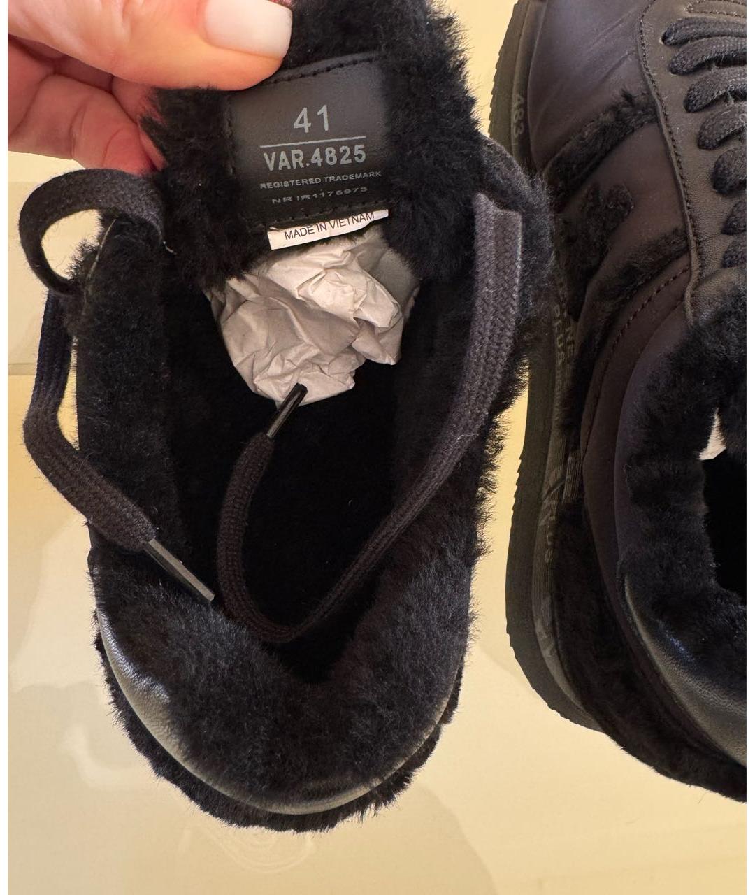 PREMIATA Черные текстильные кроссовки, фото 7