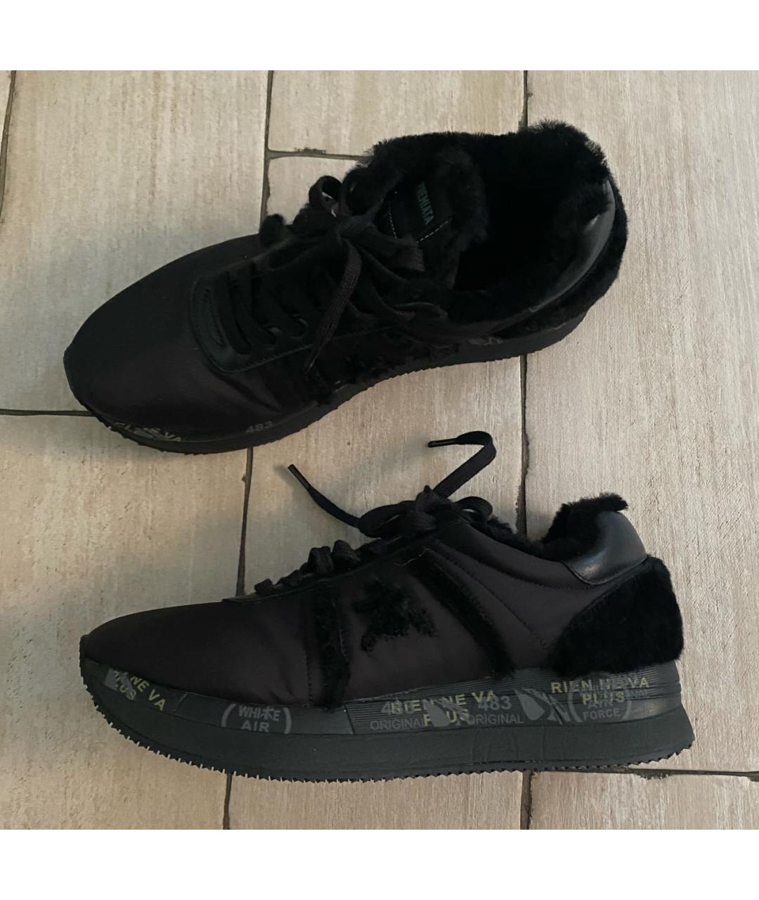 PREMIATA Черные текстильные кроссовки, фото 9