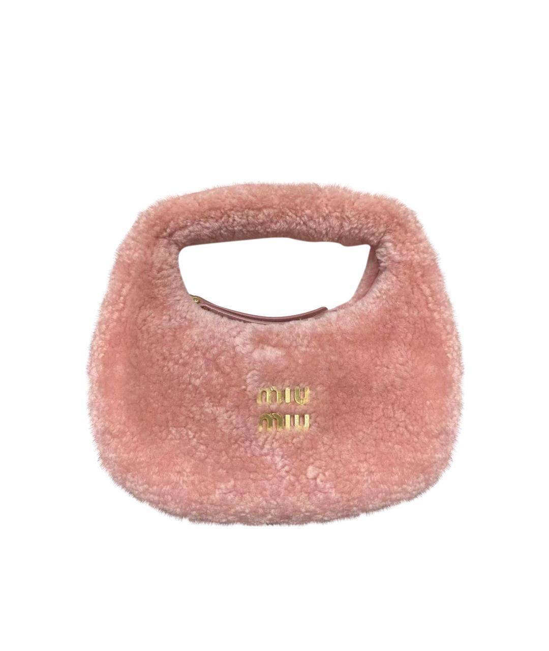 MIU MIU Розовая сумка через плечо, фото 1