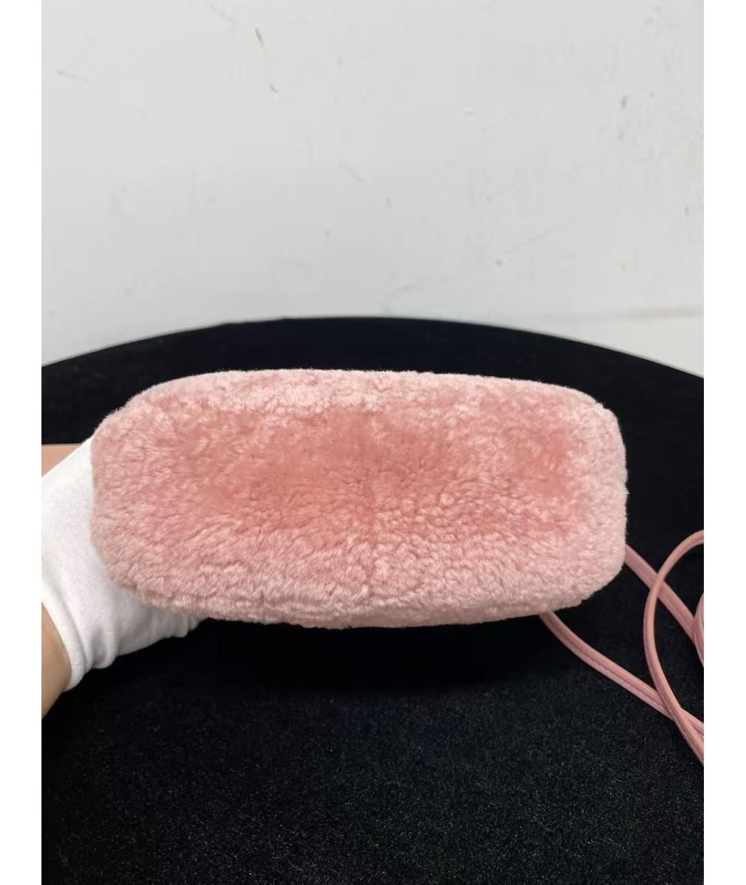 MIU MIU Розовая сумка через плечо, фото 4