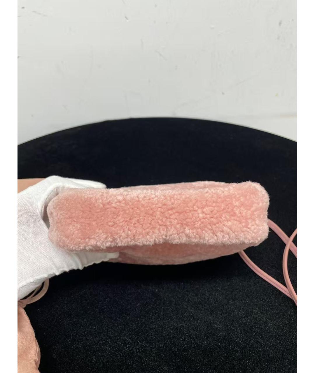 MIU MIU Розовая сумка через плечо, фото 5