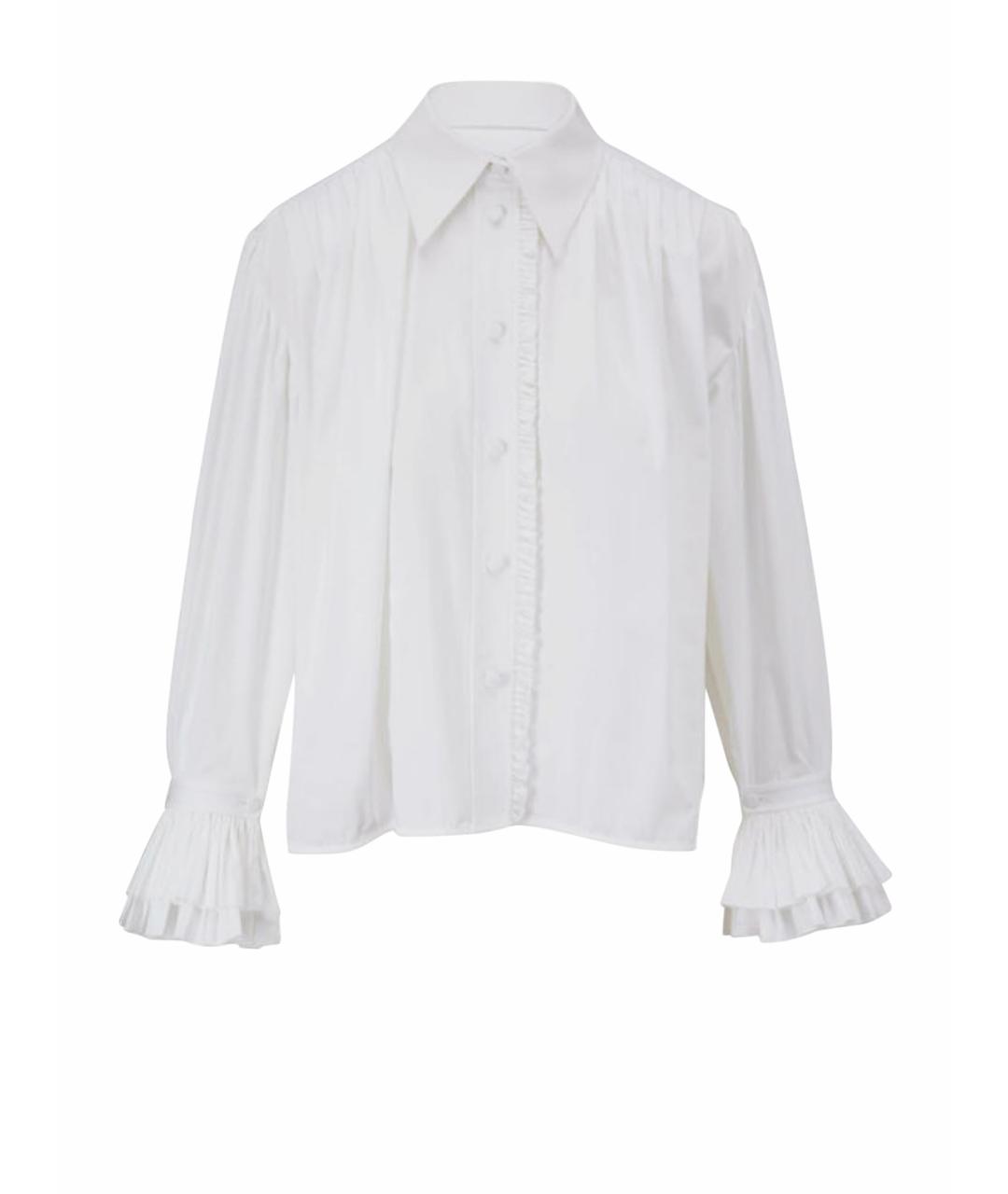 KHAITE Белая хлопковая рубашка, фото 7