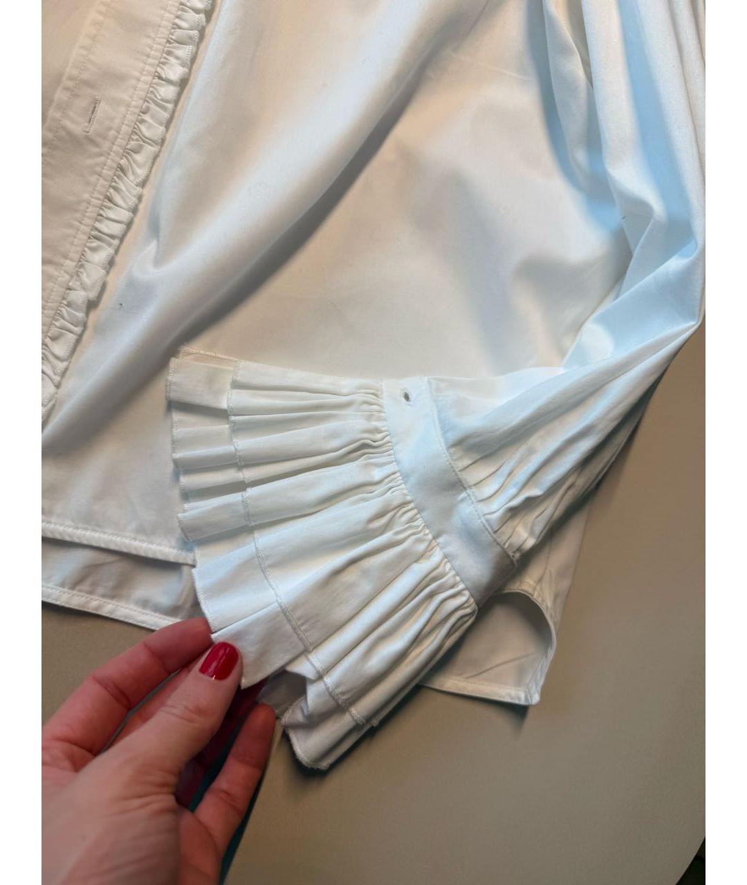 KHAITE Белая хлопковая рубашка, фото 6