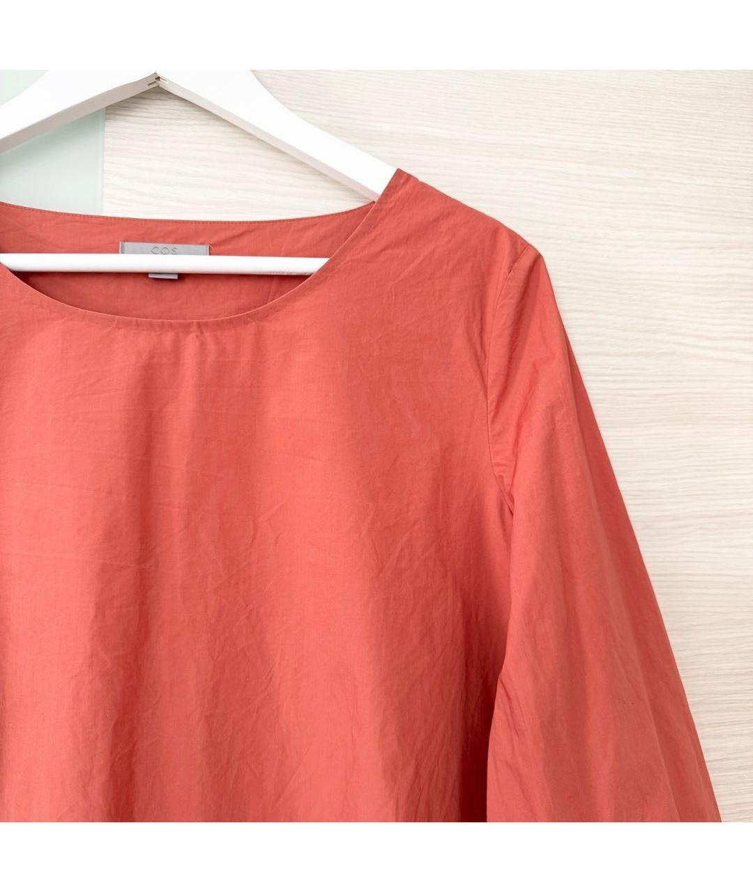 COS Коралловая хлопковая блузы, фото 8