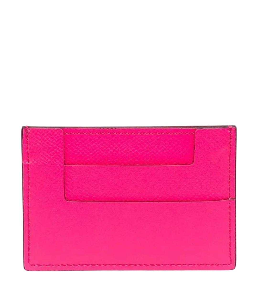 TOM FORD Розовый кожаный кардхолдер, фото 4