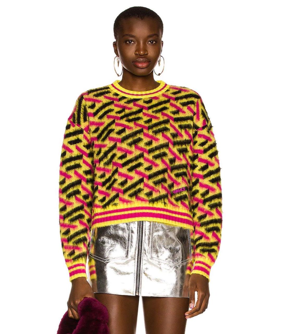 VERSACE Мульти джемпер / свитер, фото 3