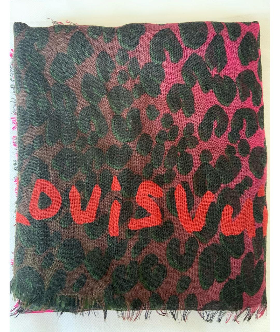 LOUIS VUITTON Мульти шелковый платок, фото 4