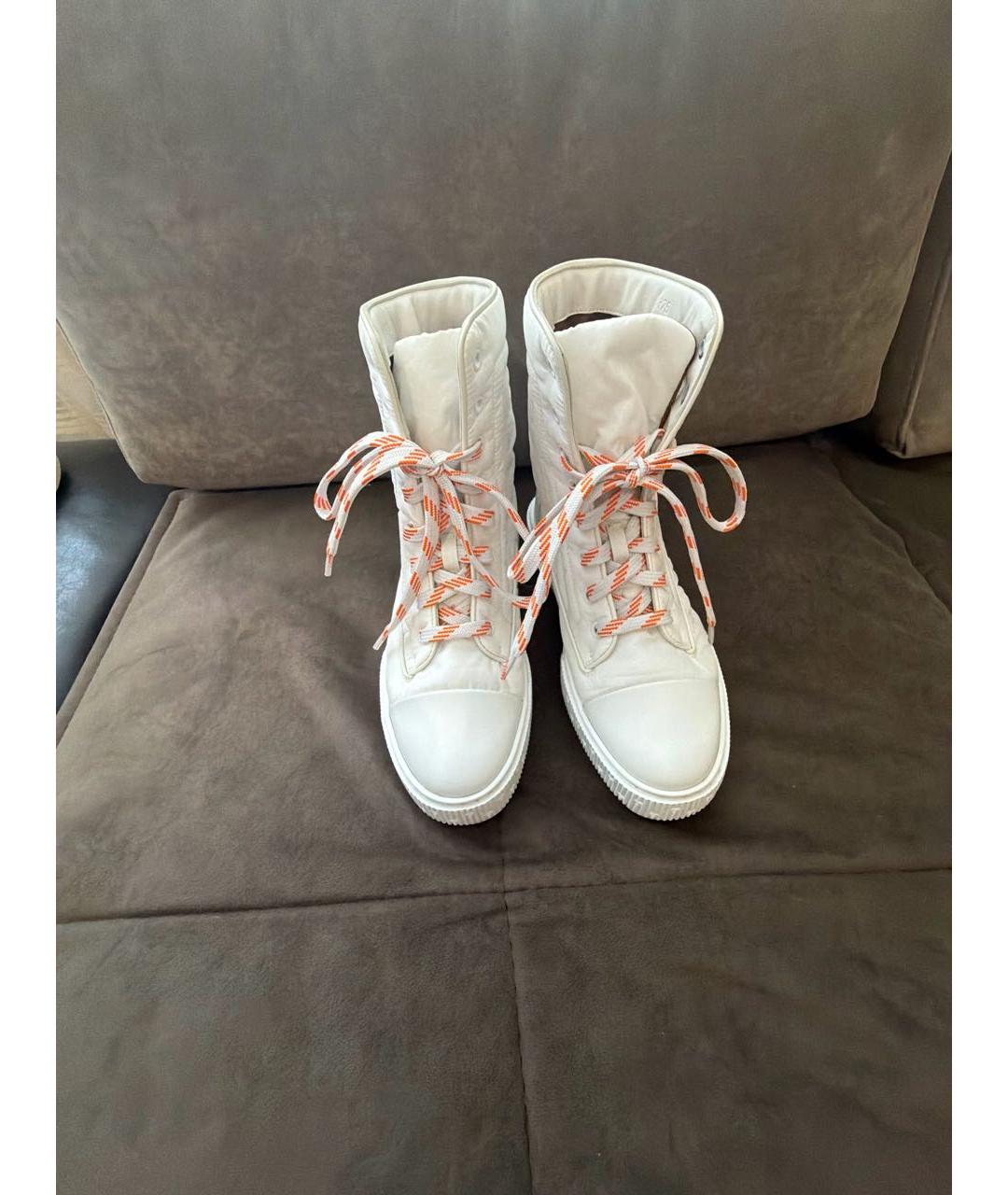HERMES Белые ботинки, фото 2