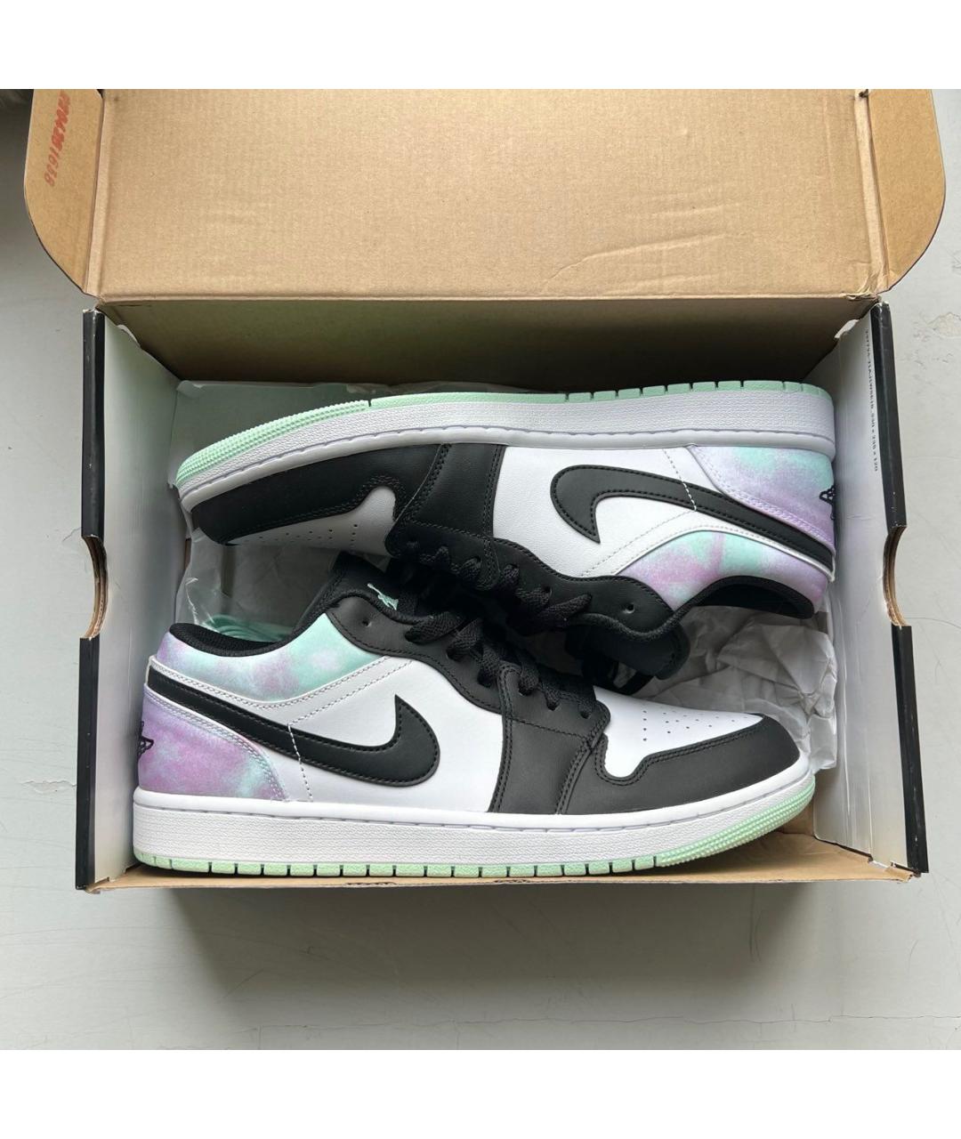 JORDAN Мульти кожаные низкие кроссовки / кеды, фото 2