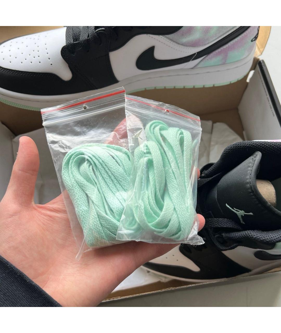 JORDAN Мульти кожаные низкие кроссовки / кеды, фото 6