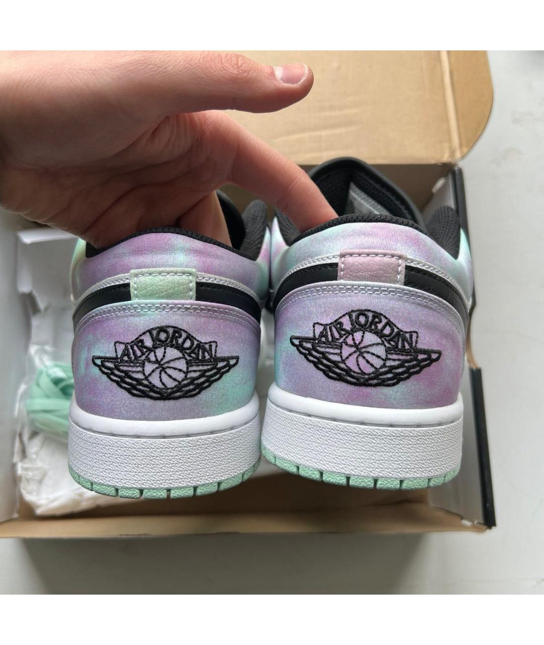 JORDAN Мульти кожаные низкие кроссовки / кеды, фото 3