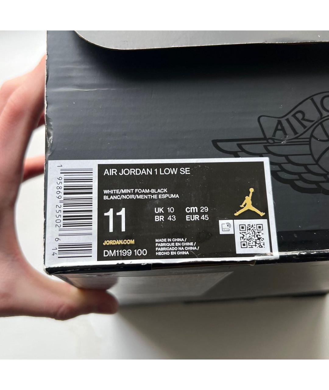 JORDAN Мульти кожаные низкие кроссовки / кеды, фото 7