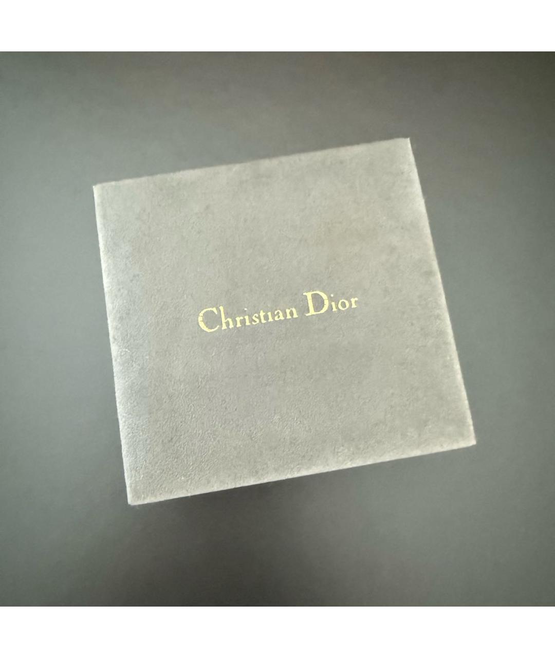 CHRISTIAN DIOR Золотые металлические запонки, фото 8