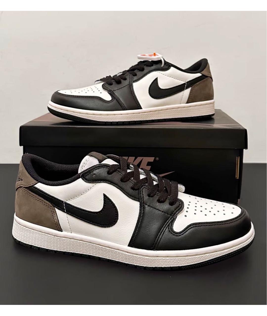 JORDAN Мульти кожаные низкие кроссовки / кеды, фото 2