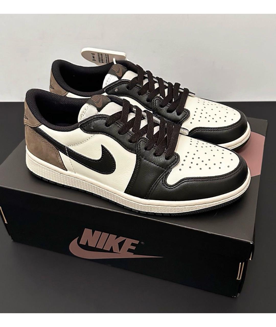 JORDAN Мульти кожаные низкие кроссовки / кеды, фото 4