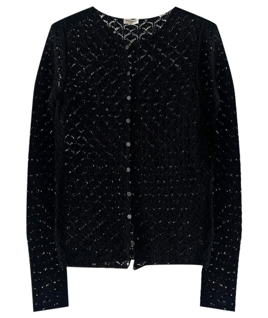 SAINT LAURENT Черный кардиган, фото 1