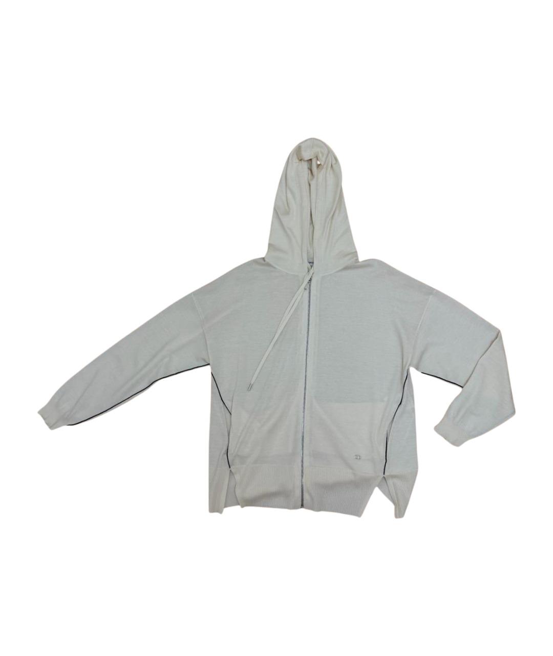 CHRISTIAN DIOR Белый шерстяной кардиган, фото 1