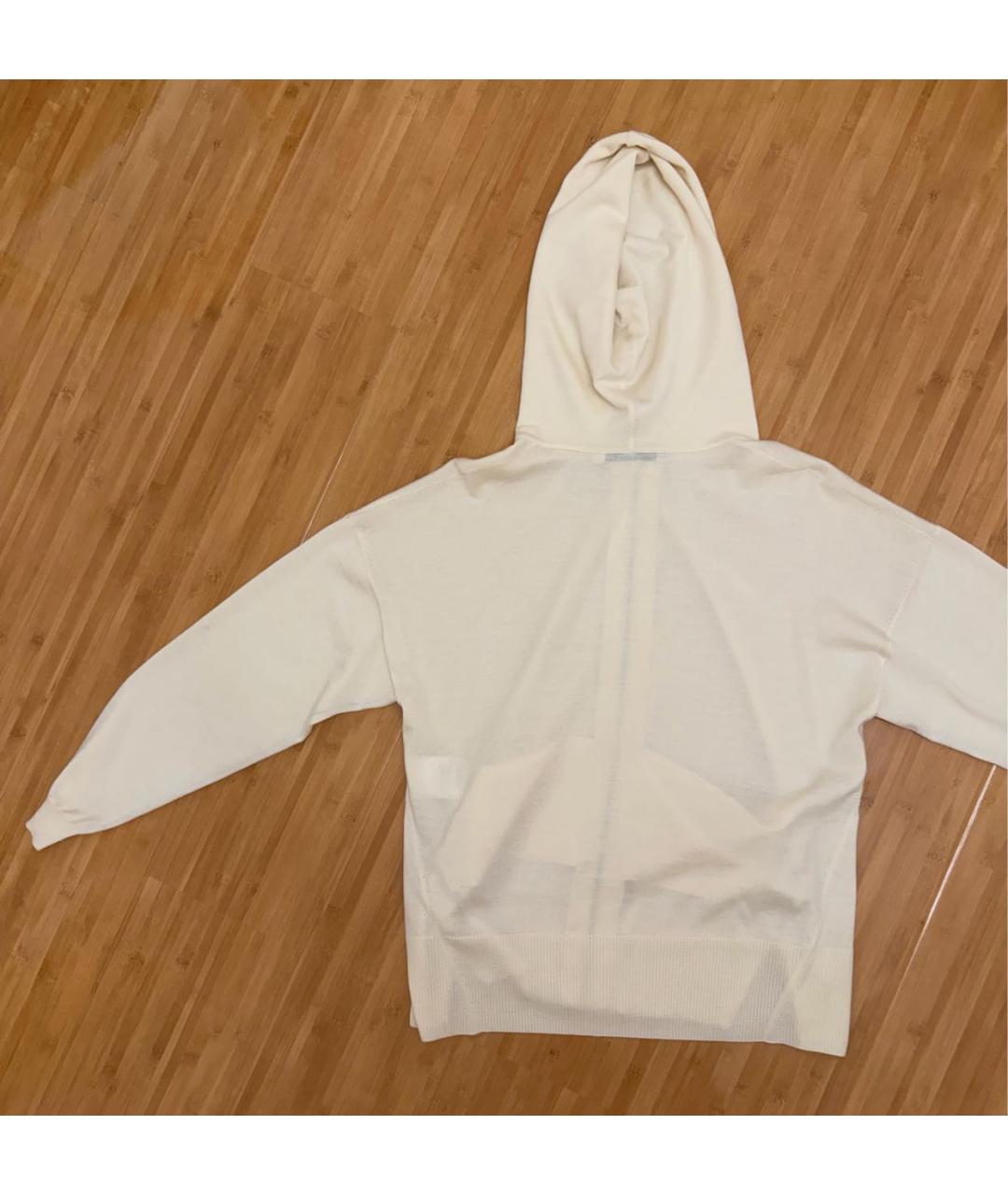 CHRISTIAN DIOR Белый шерстяной кардиган, фото 2