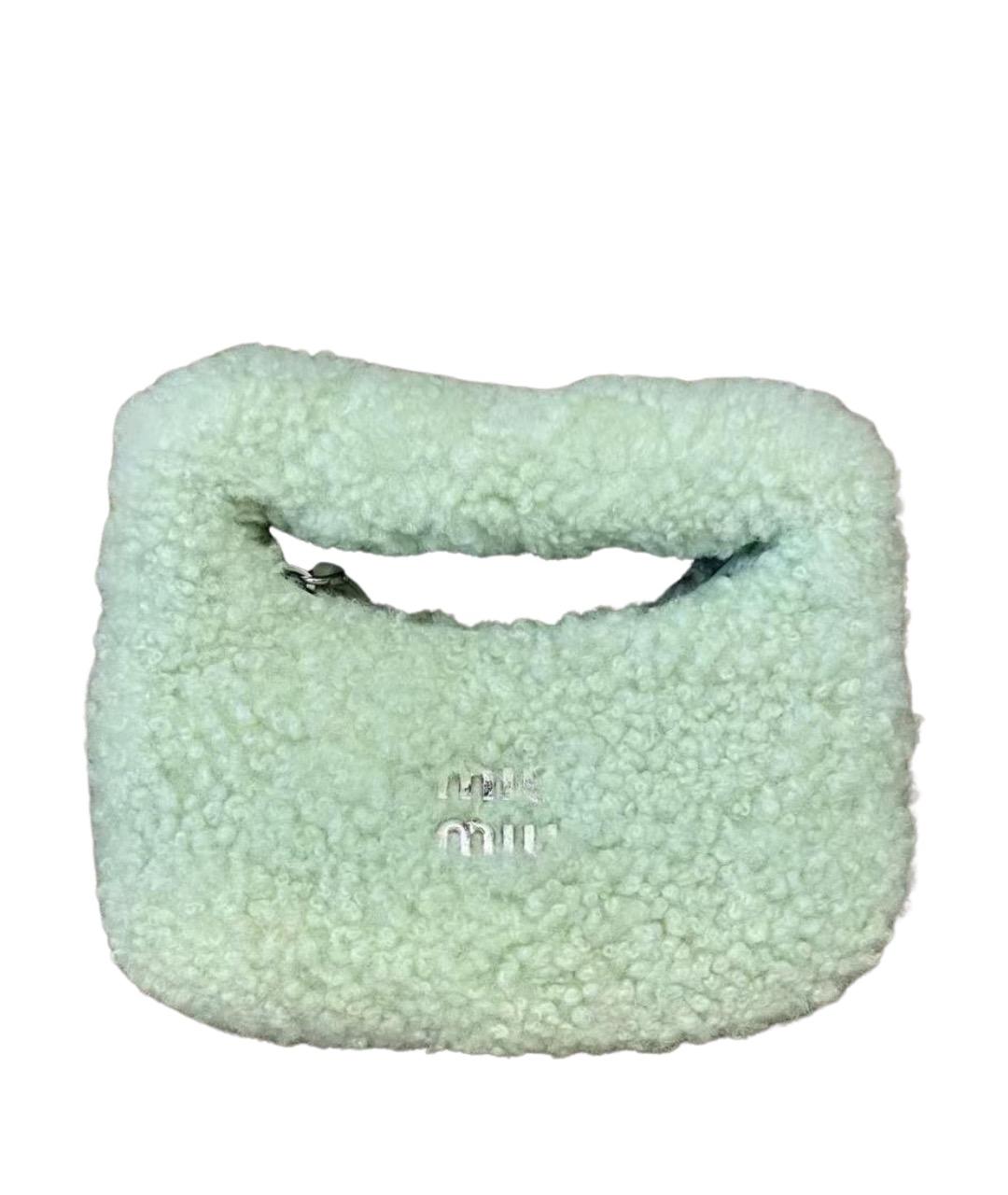 MIU MIU Зеленая сумка через плечо, фото 1