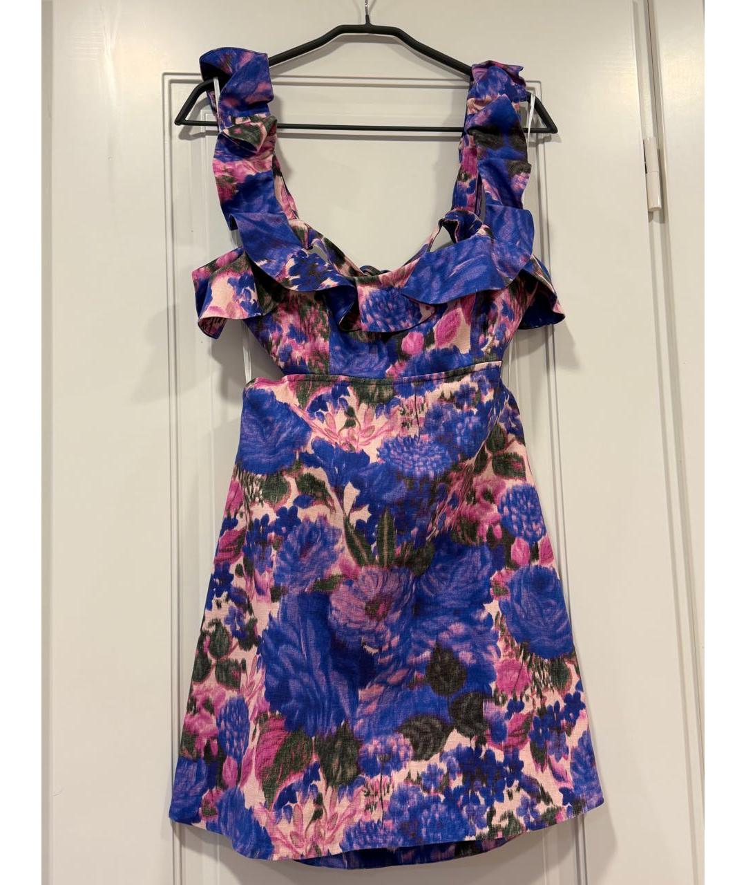 ZIMMERMANN Синий льняной сарафан, фото 8