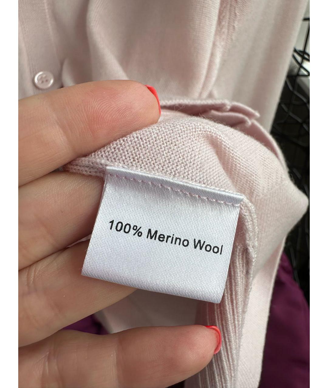 JOSEPH Розовый шерстяной кардиган, фото 4