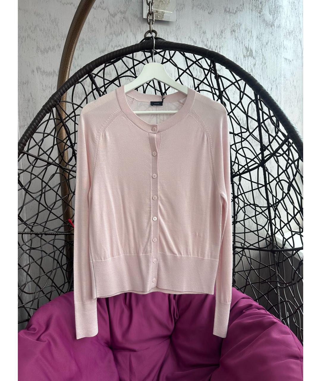 JOSEPH Розовый шерстяной кардиган, фото 5