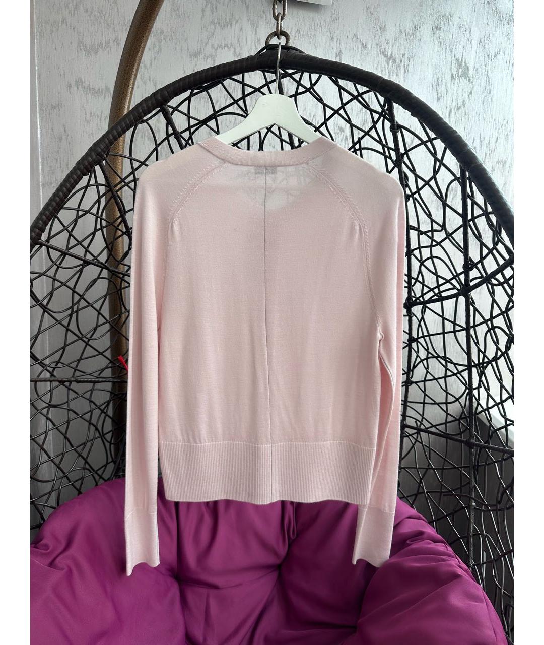 JOSEPH Розовый шерстяной кардиган, фото 3