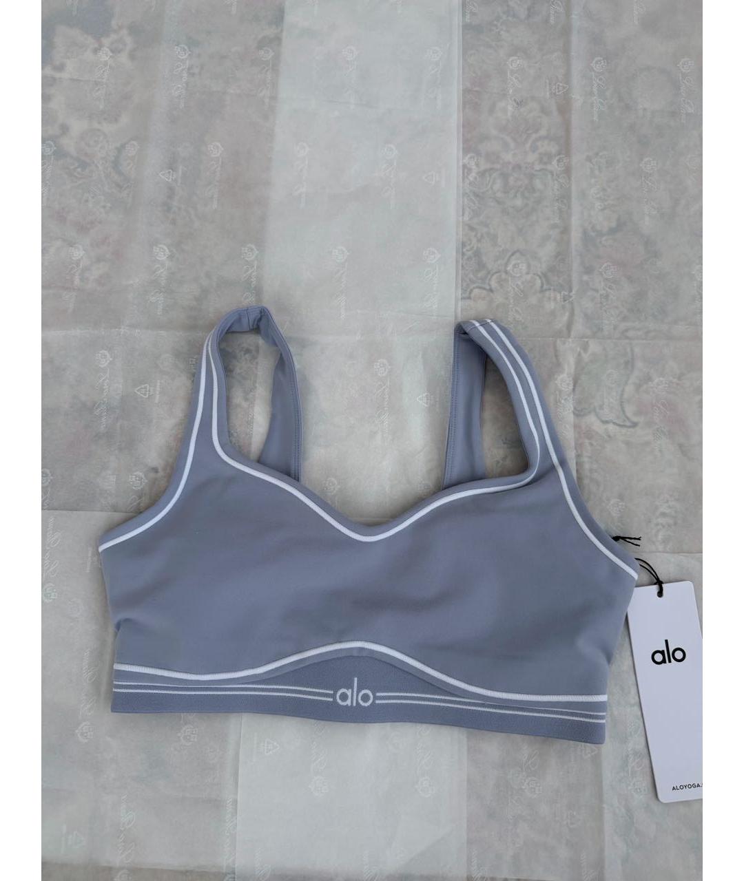 ALO YOGA Голубой полиэстеровый спортивные костюмы, фото 4