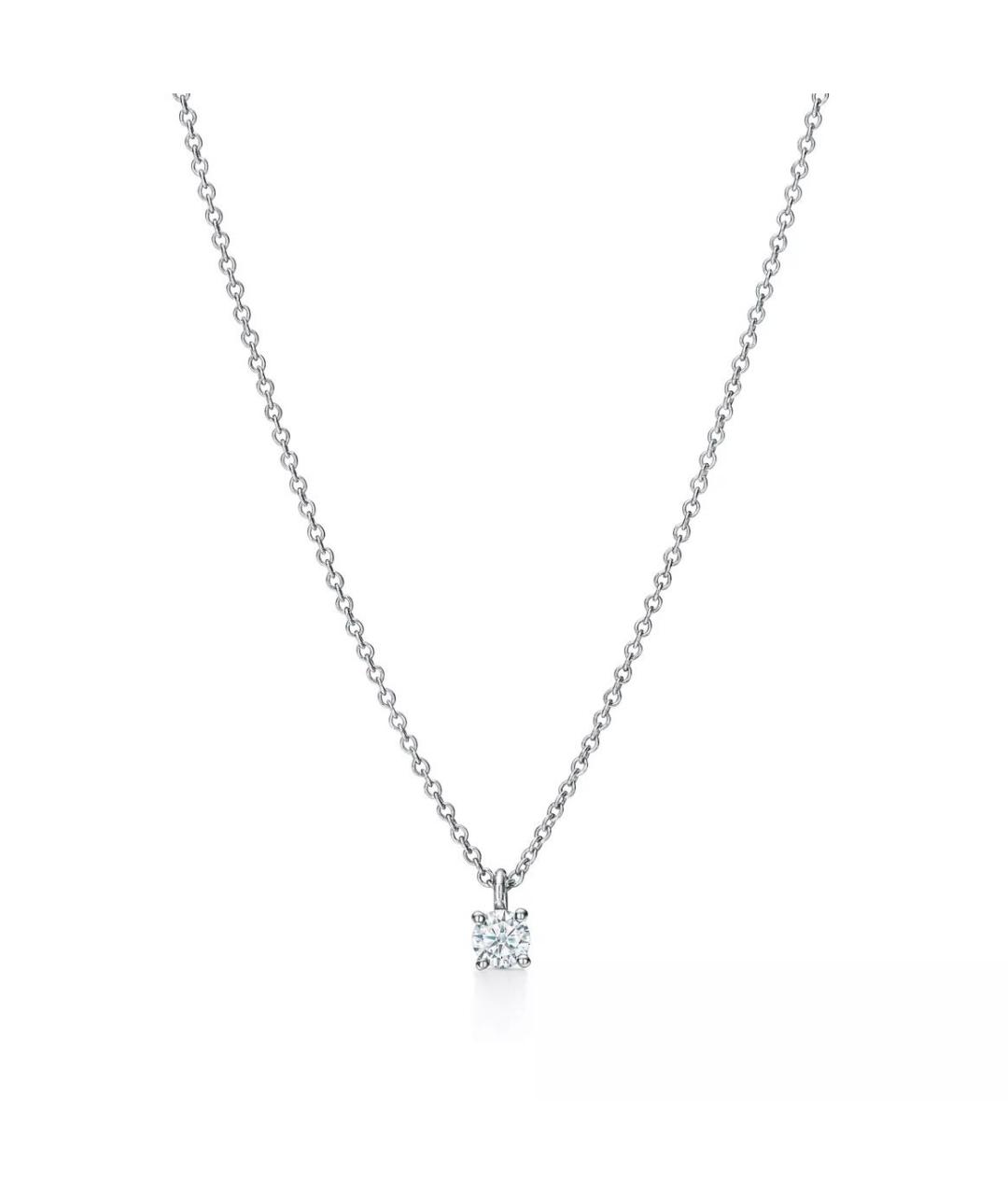 TIFFANY&CO Серебряная платиновая подвеска, фото 6