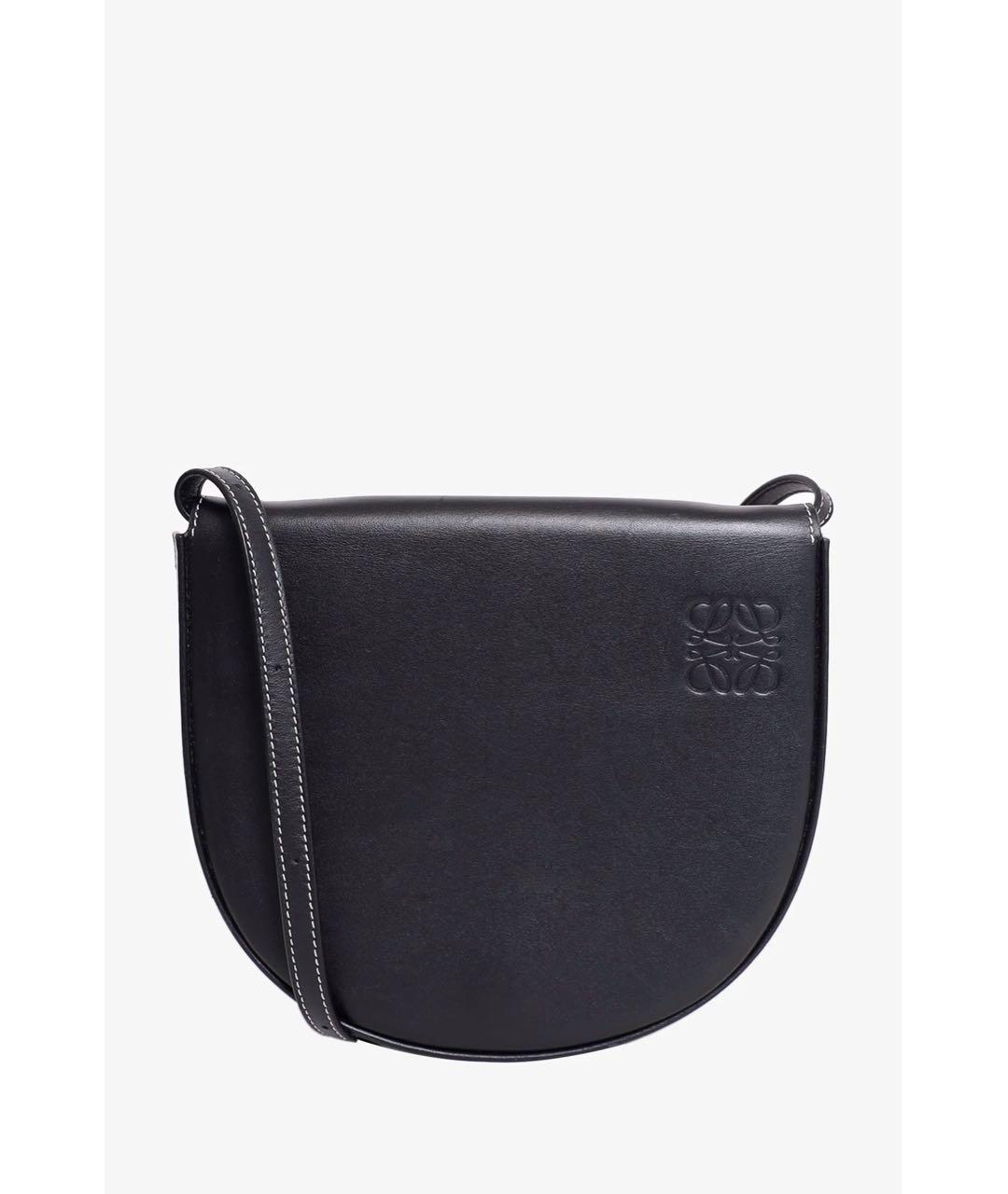 LOEWE Черная кожаная сумка через плечо, фото 9