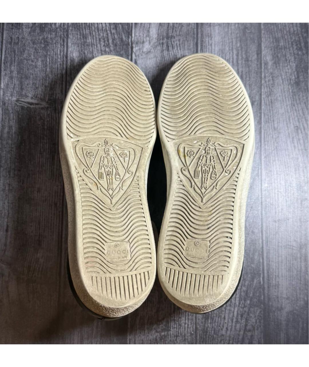 GUCCI Кожаные низкие кроссовки / кеды, фото 7