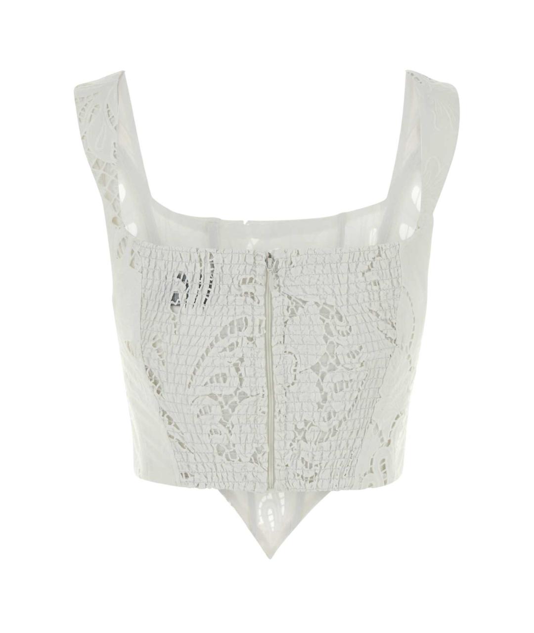 GIUSEPPE DI MORABITO Белый полиэстеровый корсет, фото 2