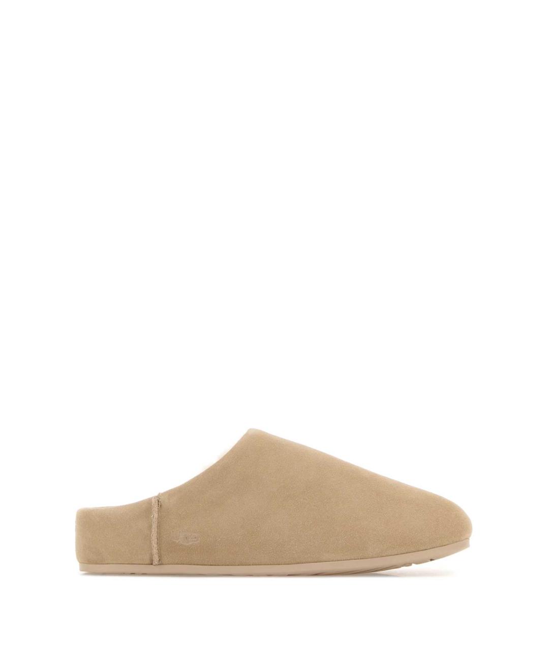 UGG Бежевые замшевые сабо, фото 1