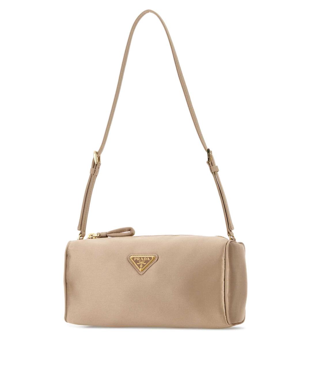 PRADA Бежевая тканевая сумка через плечо, фото 2